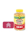 Spring Valley Omega-3 de l'huile de poisson, 1000 mg, 120 Nombre + Sticker STS.
