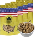 Slices de ginseng américaines du Wisconsin (Sliced Ginseng Root Wisconsin Grown! La plupart des gens l'utilisent pour faire du thé au ginseng! Bon pour la santé ! (American Ginseng Large Branch, 4 paquets de 1 livre)