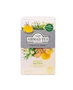 Ahmad Tee Kräutertee, Ginger, Peppermint, Fennel, Dandelion, & Birch 'Detox' Teebeutel, 20 ct (Pack von 6) - Entkoffeiniert & Sugar-Free