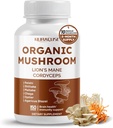 Bio Pilz 10-in-1 Formel - mit Lion's Mane, Cordyceps Reishi, Shiitake, Maitake, Chaga, Non-GMO, Gluten-Free, Soy-Free (150 Count (Pack von 1))