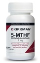 Kirkman 5-MTHF - Hypoallergénique - 120 capsules végétariennes - acide folique essentiel pour une bonne santé
