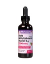 Bluebonnet Méthylcobalamine liquide Vitamine B12 5000 mcg Coenzyme active Forme de vitamine B 12 gouttes liquides Supplément énergétique pour les femmes et les hommes - Vegan, sans gluten - Arôme framboise - 2 Fl Oz
