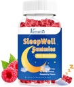 Sleep Gummies for Adults and Kids - Sugar Free Melatonin Gummies with 7.5mg of Melatonin Per Gummy, Magnesium, L-Theanine, Vitamin B12, Vegetarian - Raspberry Flavor