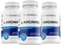healblend L-Arginin Plus: Calcium, Niacin, L-Arginin Blend, L-Citrulline Complex & Beta Alanine - 180 Kapseln (3 Pack)