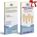 Breast Augmentation Recovery Supplies - Silicone Sheets für Heilung - Bequem unter Post-Op Bra (4 Stück)