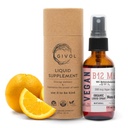 Vitamine végétale biologique B12 supplément liquide brume pour l'absorption rapide 5 000mcg méthylcobalamine - Pas de produits chimiques ou de conservateurs dangereux - Pas d'édulcorants artificiels ajoutés non-OGM 240 jours d'approvisionnement