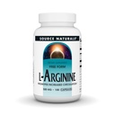 Quelle Naturals Free Form L-Arginin, fördert erhöhte Zirkulation* - 500mg - 100 Kapseln