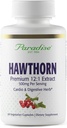 Paradise Herbs Hawthorn Berry, Active Whole Spectrum Extract, Super Potent, Ultra Pure, Vegan, Non-GMO, Glutenfrei, 60 vegetarische Kapseln
