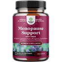 Supplément complet à la ménopause à base de plantes pour les femmes - Capsules d'équilibre hormonal femelle sans soja pour les sweats de nuit Flashs chauds et échangistes avec Dong Quai, Chaste Berry & Black Cohosh Root - 75 Count Pack