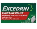 Excedrin Migraine Pain Reliever Caplets 24 ea