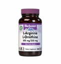 Bluebonnet Nutrition L-Arginine 500mg/L-Orinithine 250mg, Unterstützt Proteinmetabolismus*, Sojafrei, Glutenfrei, Non-GMO, Kosher Certified, Vegan, 100 Gemüsekapseln