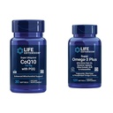 Extension de vie Super Ubiquinol CoQ10 avec PQQ, CoQ10, PQQ et Super Omega-3 Plus EPA/DHA Huile de poisson, sésame Lignans