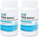 Klaire Labs SFI Health Saccharomyces Boulardii - Supplément probiotique pour soutenir l'équilibre des levures en santé, l'immunité et la santé digestive - Résistant à l'acide, étagère et hypoallergénique (60 Capsules / 2 Pack)