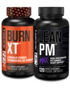 Jacked Factory Burn-XT Klinisch untersucht Thermogenic Weight Loss (60 Kapseln) - Lean PM MAX Sleep Aid (120 Kapseln) für Appetite Suppression (180 Kapseln)
