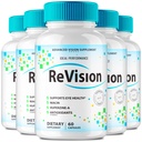 PERFORMANCE IDEAL (5 Pack) Révision Pilules de supplément oculaire Vision avancée 2.0 Gélules vitaminiques complexes pour soins oculaires Pro (300 Capsules)