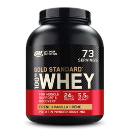 Optimum Nutrition Gold Standard 100% Whey Protein Powder, French Vanilla Crème, 5 Pound (Packaging May Vary)