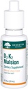 Genestra Marken D3 K2 Mulsion - Flüssige Vitamine für Knochengesundheit - Natürliche Zitronen - 122 Servierungen