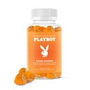 Playboy – Ginseng Gummies (60 comte - pêche aromatisée) - Performer plus dur, plus long, mieux - Panax Ginseng supplément Gummy pour les hommes et les femmes - 100% naturel, végétalien non OGM racine de ginseng 6:1 Extrait