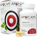 Apocaps CX Apoptogen Formel für Hunde (90 Kapseln) - Unterstützt normale Ebenen der Apoptose + Human Grade Zutaten einschließlich Citrus Bioflavonoids, Silymarin, Curcumin und Turmeric + Biovadex