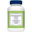 Der Vitamin Shoppe Ashwagandha Extract 470MG - Kräuterergänzung, die Energie und Vitalität liefert, hilft mit Stressmanagement (120 Kapseln)