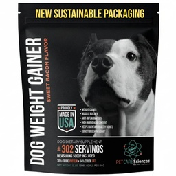 PET Care Science 5 lbs portions de gain de poids de chien - Suppléments gain de poids pour chiens - Canine et chien Muscle Builder - Fabriqué aux États-Unis