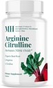 MICHAEL Santé Programmes naturopathiques Arginine Citrulline - 90 comprimés - Augmente l'oxyde nitrique - avec racine de betterave biologique - 30 portions