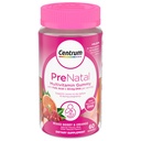 Gommies de multivitamines prénatales Centrum avec ADH et acide folique, arômes de baies mixtes et oranges - 60 comtes, 30 jours
