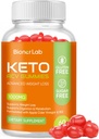 BionerLab Keto ACV Gummies pour la perte de poids avancée rapide Belly Fat Burn - sucre sans gluten Pro actif Super Apple cidre Vinegar complément diététique pour les hommes femmes - Digestion métabolisme peau de peau