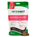 Vet's Best saisonal allergy Soft Chew Dog Suppléments, apaise les chiens Irritation cutanée due aux allergies saisonnières, 30 jours d'approvisionnement