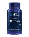 Prolongation de la vie Thistle de lait avancé, silymarine, silybine, phospholipides, favorise une fonction hépatique saine, sans gluten, non-OGM, 60 softgels