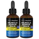 Formule de pulvérisation de force musculaire et d'endurance, 2 flacons, 175mg Formule de croissance propre, 2oz par bouteille