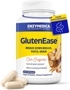 Enzymedica GlutenEase, Advanced Digestive Enzymes for Women and Men, Fast-Acting Formula for Bloating Relief & Digestive Health, Helps Break Down Gluten & Casein, 120 Capsules FFP