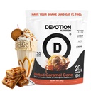 Devotion Nutrition Protein Powder Blend | Glutenfrei, Keto Friendly, Ohne Zusatz von Zucker | 1g MCT | 20g Whey & Micellar Protein | 2lb Tub (Salted Caramel Cone)