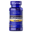 Puritan's Pride Premium Super Strength Melatonin 10mg aide au sommeil, complément alimentaire pour le son, le repos et le sommeil plus long, 4 mois d'approvisionnement, 120 capsules à libération rapide (paquetage mai vary)