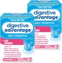Verdauungsvorteil Fast Acting Enzymes + Daily Probiotic Prevent Gas & Break Down Food Particles 32 Count Capsules (2 Pack)