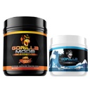 Préentraînement en mode Gorilla (Orange Rush) + HydroPrime Glycerol Préentraînement - Stack complet pour Hyper-Hydration, Pompe, Puissance, Endurance et Thermorégulation