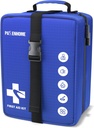Professional 506 PCS Trousse de premiers soins – 4-en-1 Trousse médicale d'urgence amovible pour la maison, la voiture, le voyage, le camping, la randonnée, le lieu de travail, le véhicule et l'extérieur, grande trousse de premiers soins Survie