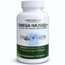 Bricker Labs Omega Cyclo - Mussel Plus UC-II, Premium NZ Green Lipped Mussel Plus UC-II Collagène de type II non dénaturé, le complément articulaire ultime pour la santé et le confort des articulations, 90 capsules