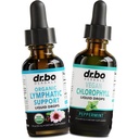 Lymphatic Drainage Supplements & Chlorophyl - Organische Lymphatic Support Liquid Drops Cleanse & Liquid Chlorophyll Tropfen Odor Cleanse Body Detox - Interne Deodorant Detox Drainage
