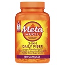 Métamucil, Psyllium Husk Capsules, 160 Capsules, Supplément de fibre 3-en-1, Psyllium Husk Capsules de fibre quotidienne Aide à soutenir la santé digestive en favorisant la régularité*, Aide Supplément de fibre quotidienne