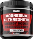 Magnesium L-Threonate with Irish Sea Moss, L-Theanine, and More - 90 Capsules - Impressive Benefits for Support Mood, Brain Health, Energy Production, Ability to Remember, Focus