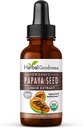 Papaya Seeds 1oz - Superfood biologique pour enzymes digestives, Gut Health- Non-OGM, cru et non traité pour le bien-être holistique