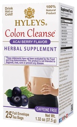 Hyleys Colon Cleanse Tea Acai Berry Flavor - 25 sachets à thé (12 Pack - 300 sachets à thé Total)