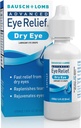 Bausch & Lomb Advanced Eye Relief, Lubricant Eyedrops für trockenes Auge, Feuchtigkeitsspendend & beruhigend, Replenishes Tears for Fast & Long-Lasting Relief, 1 Fl Oz (Pack von 3)