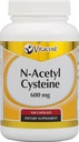 Vitacost N-acétyl Cystéine (NAC) -- 600 mg - 120 gélules