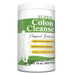 Health Plus Super Colon Cleanse Formule originale (1990-2025), 15 oz en poudre, 42 portions, avec Psyllium Husk et Senna Leaf pour le soulagement de la constipation et le soutien digestif