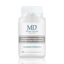 MD Facteur blanc - Supplément de glutathion avec des antioxydants efficaces, vitamine C et acide lipoïque (60 capsules)