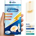 Medtecs Hydrocolloïde Gel Bandage, Ellipse 20ct + Strip 10ct, Long Lasting, Waterproof Adhesive pour les premiers soins,Coussin avancé pour la prévention des Blister & Wound Care,2X Fast Healing for Heel,Fingers & Toes