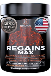 Suppléments HGH pour les hommes et les femmes, REVSCI Regains Max Amino Acides Supplément, Poudre de récupération post entraînement, Récupération des muscles anabolisants et constructeur de muscles pour les hommes, supplément HGH Hormone de croissance humaine