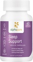 Supplément sommeil avec Mélatonine, Ashwagandha, L-Theanine & Herbes - 60 Capsules